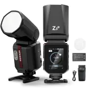 Neewer Z3R-N Nikon Uyumlu 100W Yuvarlak Kafa Akülü Tepe Flaşı