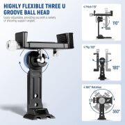 NEEWER PA002 Alüminyum Alaşımlı Döndürülebilir Akıllı Telefon Tripod Adaptörü