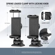 NEEWER SP-02 Akıllı Telefon Tutucu Tripod Montaj Adaptörü