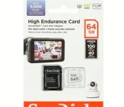 Sandisk High Endurance 64GB  Micro Sdxc 100/40MB/S C10 V30 Hafıza Kartı