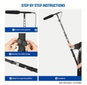 Neewer MS300C Mikrofon için Karbon Boom Kolu 300cm