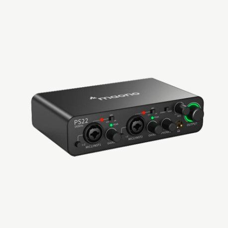 Maono PS22 ProStudio 2x2 USB Ses Kartı Siyah