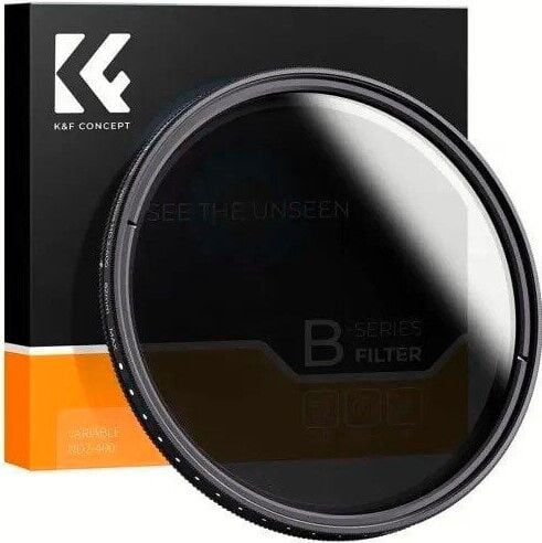 K&F Concept 77mm B-SERIES  ND2-ND400 (1 ile 9 Stop) ND Filtre