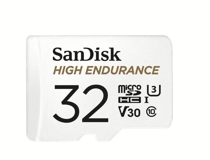 SanDisk High Endurance  Class 10 UHS-I U3 V30 32 GB Micro SD Kart